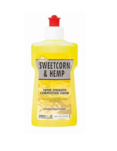 Liquid XL Dynamite Baits Sweetcorn Hemp 250ml