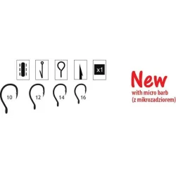 Robinson Titanium Method Feeder 502 14 Hooks ROBINSON - 1 2