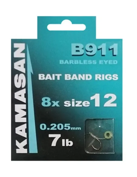 Kamasan B911 Rigs (with elastic band) 30cm - size 14 KAMASAN - 1