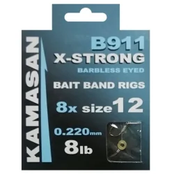 Kamasan B911 Rigs (with elastic band) 30cm - size 10 KAMASAN - 1