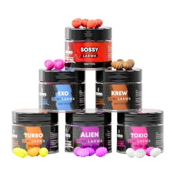 6x OSMO MINI LARVA WAFTERS 7mm ALL FLAVORS OSMO INNOVATION BAITS - 1