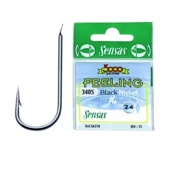 Hooks Sensas 3405 BLACK NICKEL n.20 SENSAS - 1
