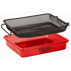 TRAPER Medium Red Litter Box with 3mm Strainer TRAPER - 1