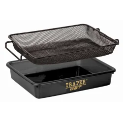Litter box TRAPER Medium BLACK with 2mm strainer TRAPER - 1