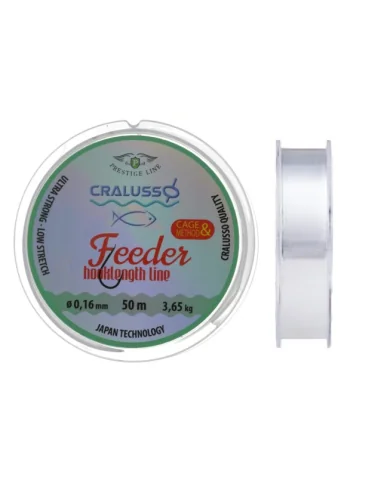 Monofilament CRALUSSO FEEDER Hooklenght 0.18mm/50m