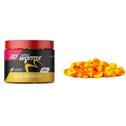 Wafters MATCHPRO Worms 3D Duo Mango 8mm 20g MatchPRO - 1
