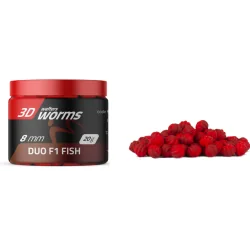 Wafters MATCHPRO Worms 3D Duo F1-Fish 8mm 20g MatchPRO - 1