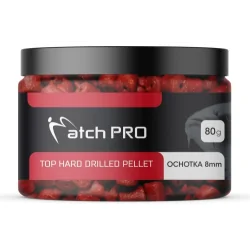 Hook pellet MATCHPRO Bloodworm Hard Drilled 8mm MatchPRO - 1