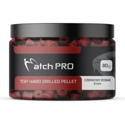 Hook pellet MATCHPRO Red Worm Hard 12mm MatchPRO - 1