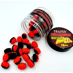 Wafters Traper Maggot DUO 10mm Strawberry/Halibut TRAPER - 1