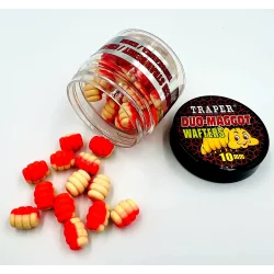 Wafters Traper Maggot DUO 10mm Strawberry/Cream TRAPER - 1