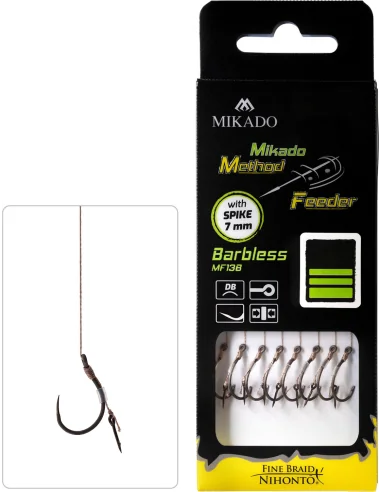 Mikado Method Feeder MF13 Rigs On Braided Line With Needle - size I. 10