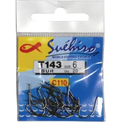 Suehiro BUR Hooks Milo T143 20pcs. No. 16 MILO - 1