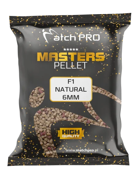 PELLET MASTERS MatchPro F1 NATURAL 6mm 700g MatchPRO - 1
