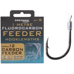 Ready-made Rigs Drennan Fluorocarbon 1m - CARBON FEEDER - size 16 DRENNAN - 1