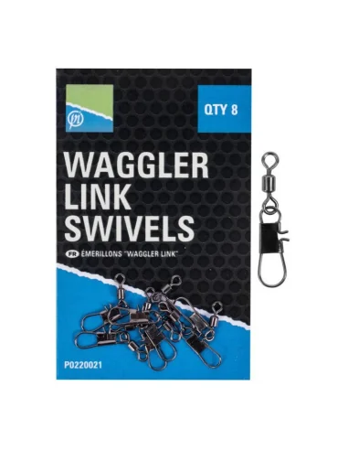 Preston Waggler Link Swivels Safety Pin