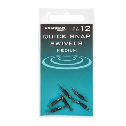 Drennan QUICK SNAP SWIVELS connector No. 12 / 6pcs. DRENNAN - 1