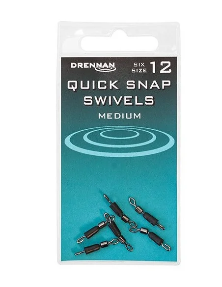 Drennan QUICK SNAP SWIVELS connector No. 12 / 6pcs. DRENNAN - 1