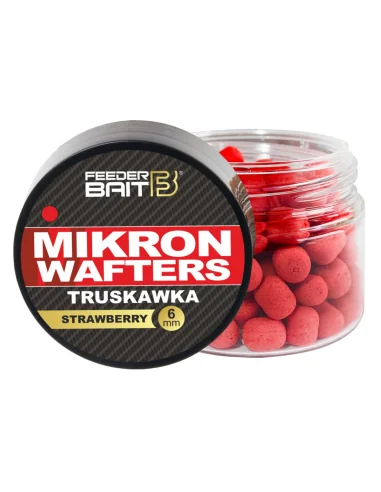 Feeder Bait Micron Wafters – Strawberry 6mm