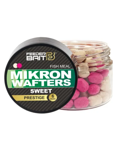 Feeder Bait Micron Wafters – Sweet 6mm Pink/White