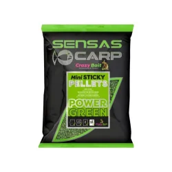 Pellets SENSAS mini sticky pellets Power Green 700g SENSAS - 1