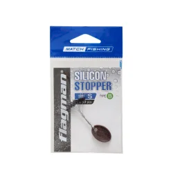 For Line Flagman Silicon Black Stoppers Size. S FLAGMAN - 1