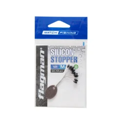 For Line Flagman Silicon Black Stoppers Size. M FLAGMAN - 1