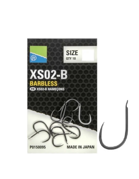 Preston hooks - XS02-B size 12 /10 pcs. PRESTON - 1