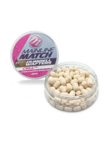 Mainline Match Dumbell Wafters – White Cell 8mm