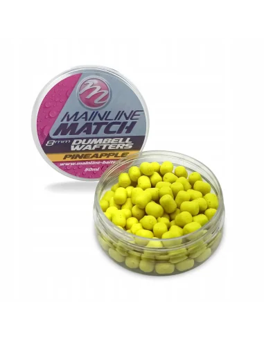 Mainline Match Dumbell Wafters – Pineapple 8mm