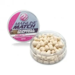 Mainline Match Dumbell Wafters – White Cell 6mm MAINLINE - 1