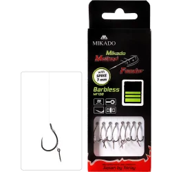 Mikado Method Feeder MF13B Barbless Rigs with NEEDLE - size I. 8 MIKADO - 1