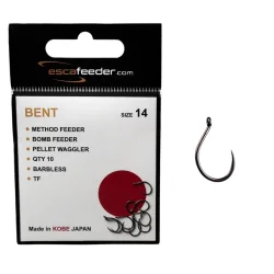 Esca Feeder Bent Hooks - Size 14  - 1
