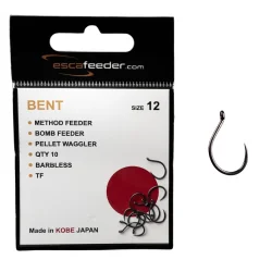 Esca Feeder Bent Hooks - Size 12  - 1