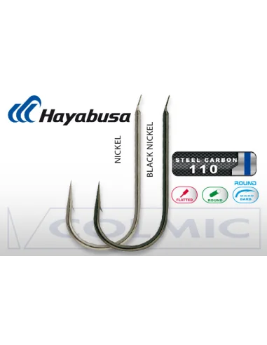 Hooks Colmic Hayabusa HCHK 128-BLACK NICKEL SIZE.19 COLMIC - 2