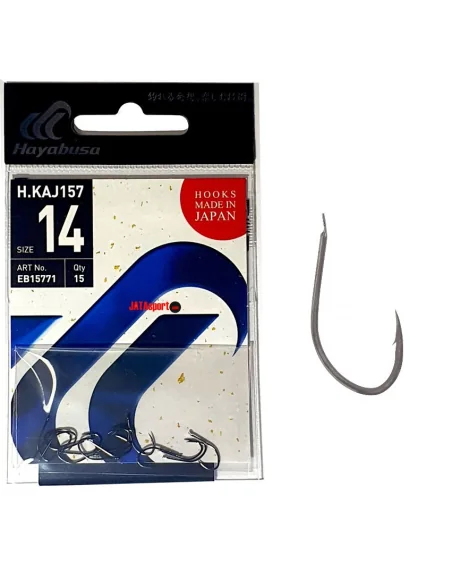 Colmic Hayabusa HKAJ Hooks 157-BLACK NICKEL SIZE.14 COLMIC - 1