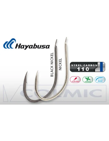 Colmic Hayabusa HKAJ Hooks 157-BLACK NICKEL SIZE.14 COLMIC - 2