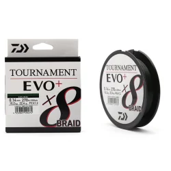 Daiwa Tournament EVO+ Braid 270m Dark Green x8 0.12mm DAIWA - 1