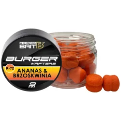 Feeder Bait Burger Wafters 9mm - R-72 Pineapple & Peach FEEDER BAIT - 1
