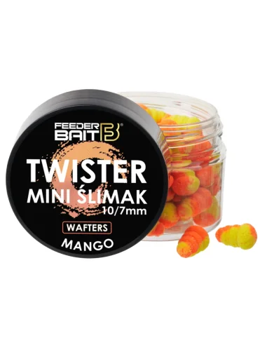 Feeder Bait Twister Mini Snail Wafters 10/7mm Mango