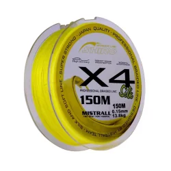 Mistrall Shiro Fluo Braid 150m x4 0,08mm MISTRALL - 1
