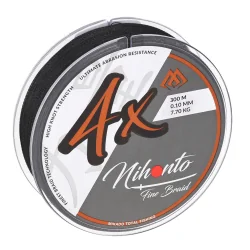 Mikado NIHONTO FINE BRAID - 4x 300m BLACK 0.14mm MIKADO - 1 2