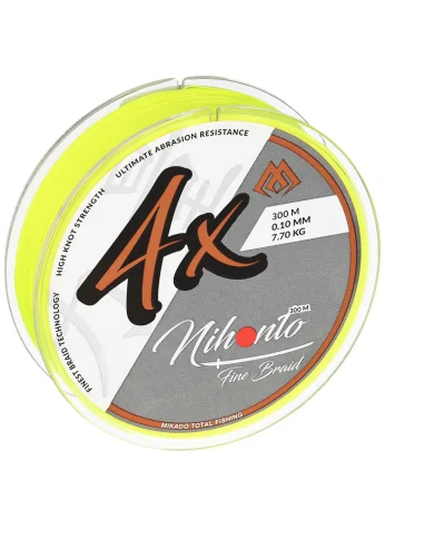 Mikado NIHONTO FINE BRAID 4x 300m FLUO 0.10mm MIKADO - 2