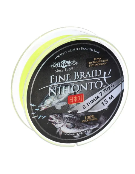 Mikado NIHONTO FINE BRAID 15m FLUO - 0.16mm MIKADO - 2