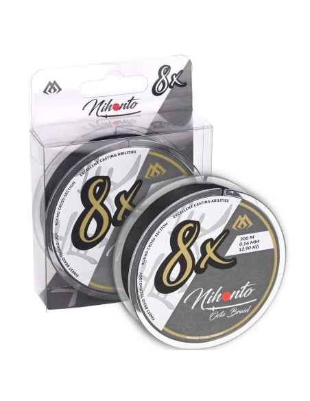 Mikado braided line - NIHONTO OCTA BRAID 8x 300m - 0.10mm MIKADO - 1