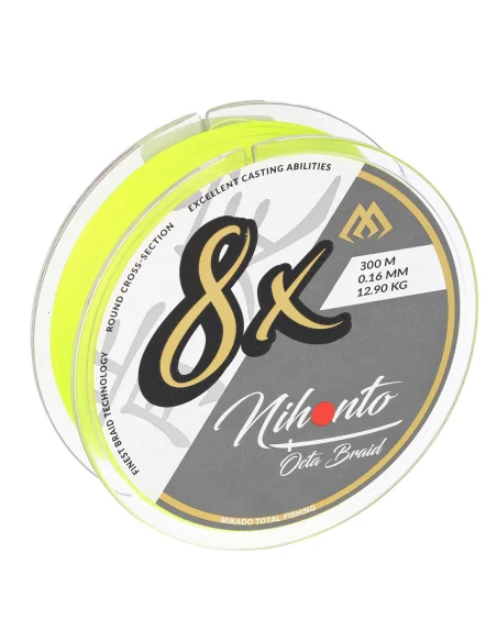 Mikado NIHONTO OCTA BRAID Fluo 8x 300m - 0.10mm MIKADO - 2