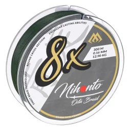 Mikado NIHONTO OCTA BRAID Green 8x 300m - 0.14mm MIKADO - 1 2
