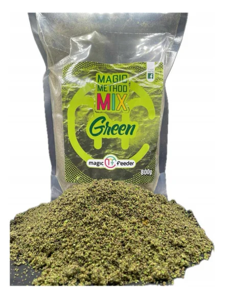 Groundbait Magic Feeder Method Mix Green 800g MAGIC FEEDER - 1