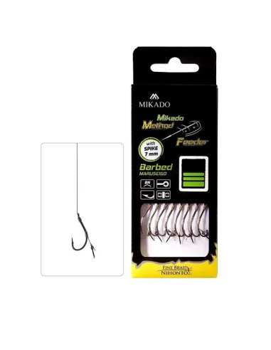 Mikado Braided Rigs - With Barbed Needle No. 10