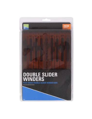 Preston Double Slider Winders Box 26cm Ladder Set - 8 Ladders